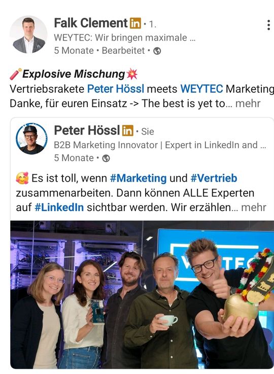 LinkedIn Post Beispiel 16